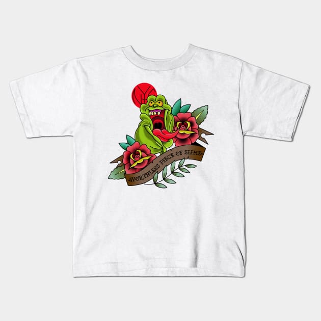 WORTHLESS PIECE OF SLIME Kids T-Shirt by art_of_josh
